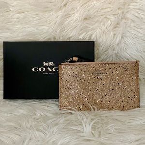 Coach Glitter Wristlet